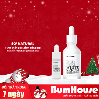 Red Peel White Serum Niacinamine 5%Tinh Chất Giảm Nám, Dưỡng Trắng Da chính Hãng So Natural 11ml/35ml (Màu trắng)