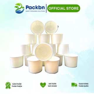 Thùng 1000 tô giấy 360ml 1pe - 12oz đựng thực phẩm nóng lạnh...