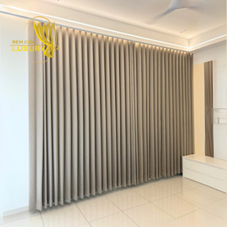  Rèm cửa kích thước lớn chống nắng dành cho cửa chính phòng khách Luxury  chưa có thanh treo đặt số lượng 1 là 1 tấm  