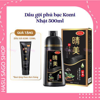 (Hàng Chính Hãng) Dầu gội phủ bạc Komi Nhật Bản Chai 500ml (có tem chống giả)