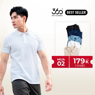 Áo polo nam trơn chống nhăn chống xù thương hiệu 360 Boutique áo thun thanh lịch - POTOL516