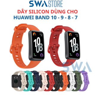  Dây Cao Su Silicon Cho Vòng Đeo Tay Thông Minh Huawei Band 10 Band 9 Band 8 Band 7 HB01 HB02 SWA 