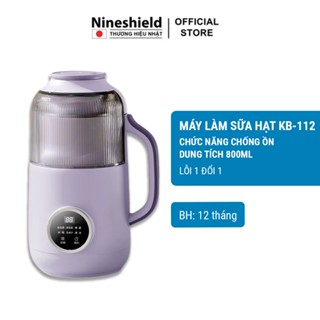 Máy làm sữa hạt, máy nấu sữa hạt Nineshield Kb-112 dung tích 800ml 8 lưỡi xay nhuyễn - Bh 12 tháng