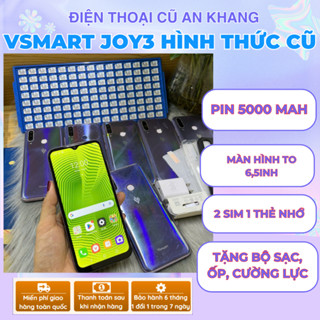 Điện Thoại Vsmart Joy 3 Hàng Chính Hãng Đã Qua Sử Dụng tặng thẻ nhớ 16G, sạc, ốp, cường lực
