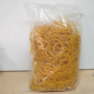 [MUA SỈ GIẢM 10%] Dây Thun, Dây Chun Dẻo Vàng Lớn (500gr/ Bịch) - Đường Kính 4.5cm