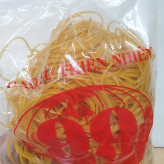 [MUA SỈ GIẢM 10%] Dây Thun, Dây Chun Dẻo Vàng Lớn (500gr/ Bịch) - Đường Kính 4.5cm