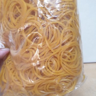 [MUA SỈ GIẢM 10%] Dây Thun, Dây Chun Dẻo Vàng Lớn (500gr/ Bịch) - Đường Kính 4.5cm