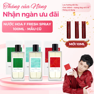Nước Hoa Công Nghệ Mới F Fresh Spray, Lưu Hương Lâu Trên Da, Quần Áo - 100ml [ Auth ]