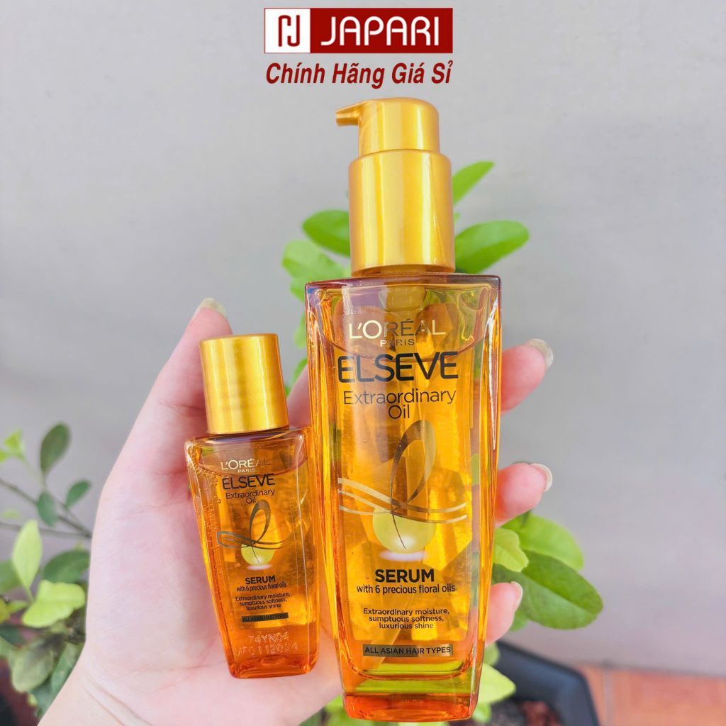 Tinh Dầu Dưỡng Tóc Loreal CHÍNH HÃNG 30ml/100ml - Serum Dưỡng Tóc L Oreal Phục Hồi Tóc, Dưỡng Tóc Suôn Mượt - Japari