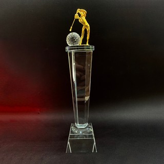 Cúp Lưu Niệm Golf Pha Lê (hình thật)