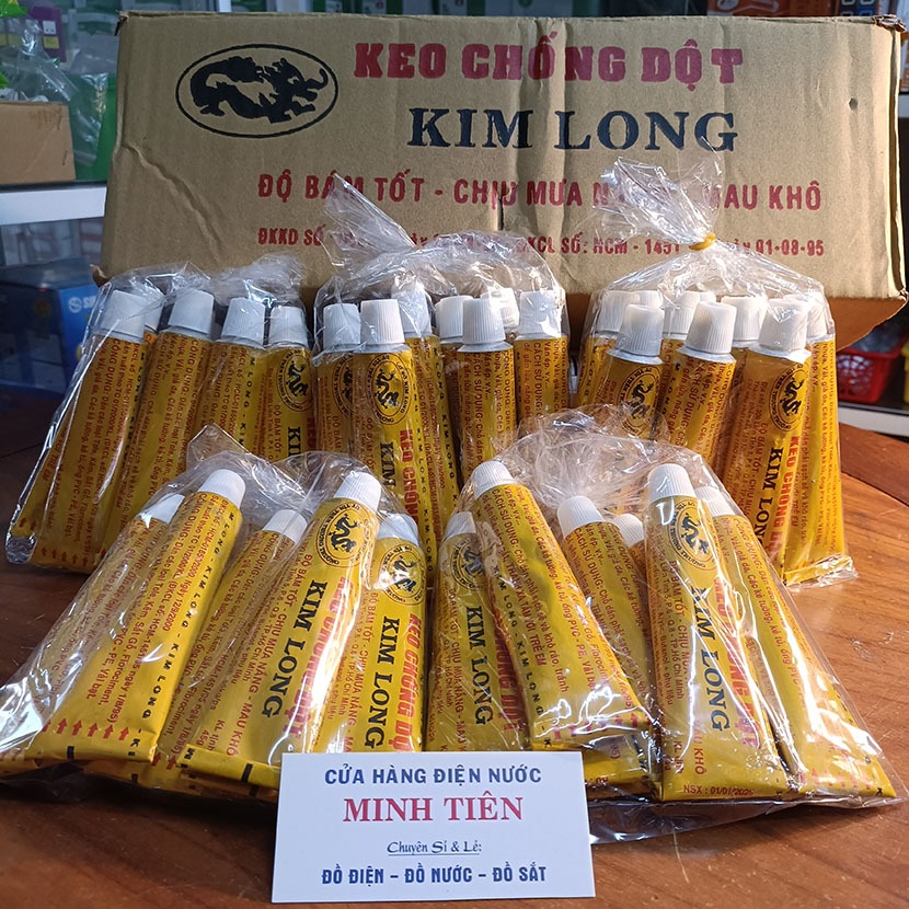 (Combo 2, 5, 10 Tuýp) Keo chống dột Kim Long (Tuýp 45 Gr)