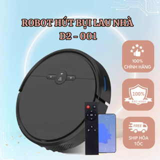 Robot Hút Bụi Lau Nhà LATO D2 001 tự động có cảm biến thông minh hút mọi loại bụi bẩn BH 5 NĂM