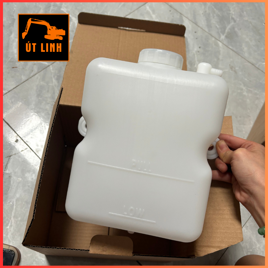 Bình nước phụ máy xúc DX140 DX55 DX60 SL140-5 có 2 tai ốc cân