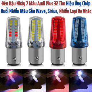  Đèn Hậu Nháy 7 Màu Audi Plus 32 Tim Hiệu Ứng Chớp Đuổi Nhiều Màu Gắn Wave Sirius Nhiều Loại Xe Khác 