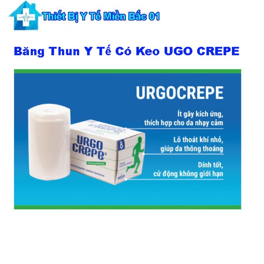 Băng Thun Y Tế Có Keo URGO CREPE