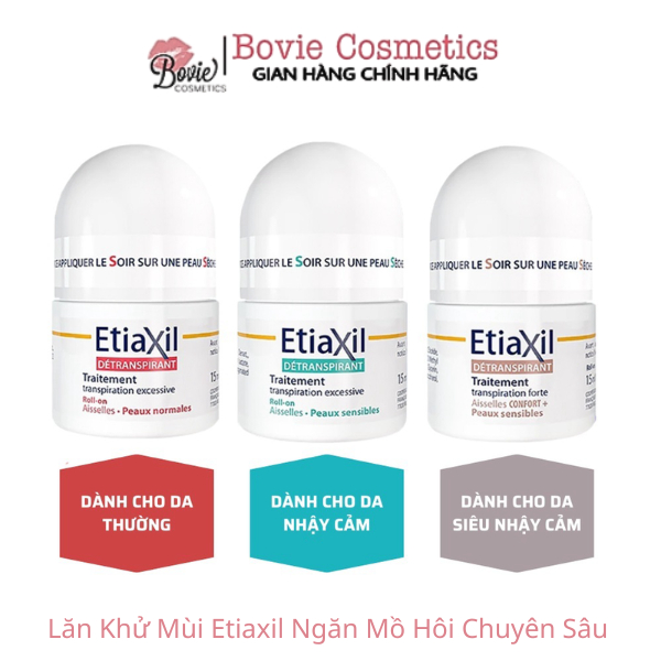 Lăn Khử Mùi Và Ngăn Mồ Hôi Dòng Chuyên Sâu Etiaxil 15ml