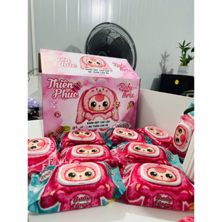 Thùng 32 Gói Khăn ướt Babythree - Labubu - Gấu ( Mẫu Mới ) an toàn khi sử dụng