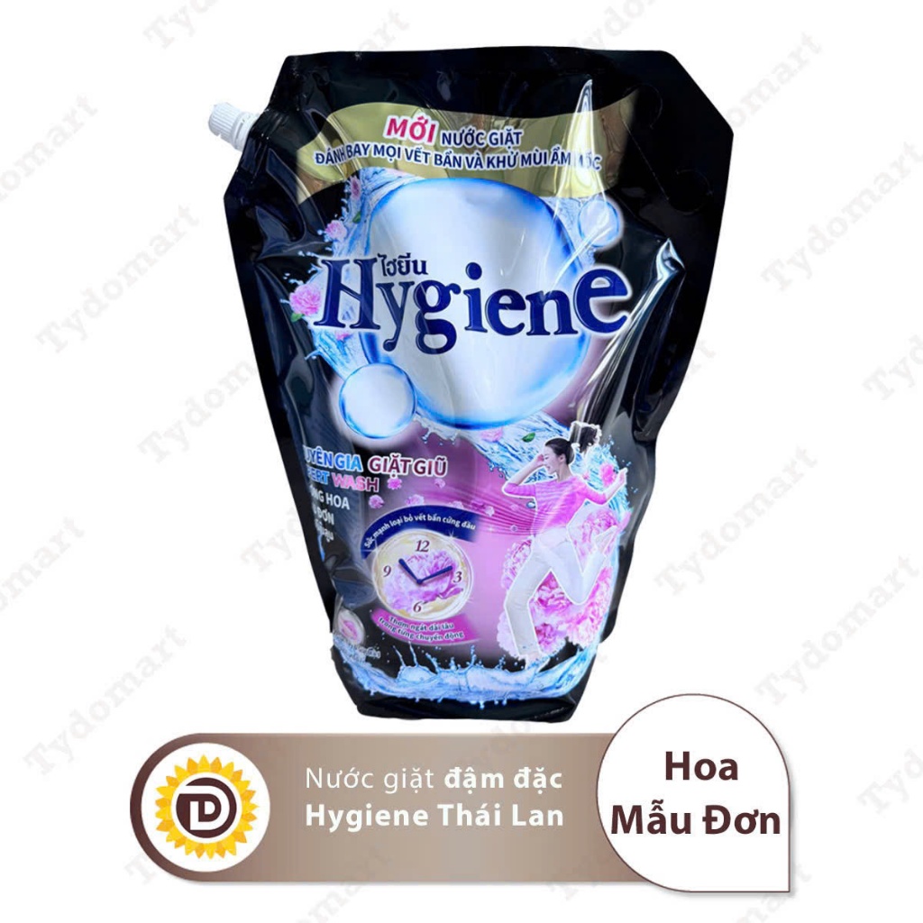 (Túi 3L) Nước Giặt Đậm Đặc Hygiene Thái Lan Túi Lớn 3000ml Làm Sạch | BigBuy360 - bigbuy360.vn