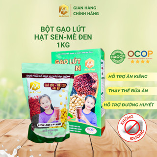 Bột Gạo Lứt Hạt Sen Mè Đen 1kg Nguyên Chất Không Đường Hỗ Trợ Giảm Cân Cải Thiện Xương Khớp AN AN