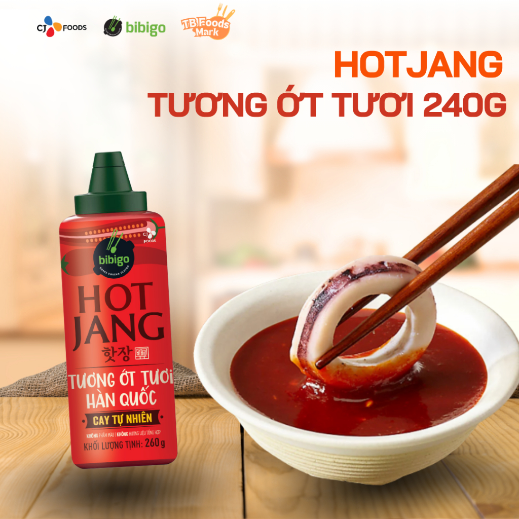Tương ớt tươi Hot Jang Bibigo CJ FOODS Hàn Quốc - 240g
