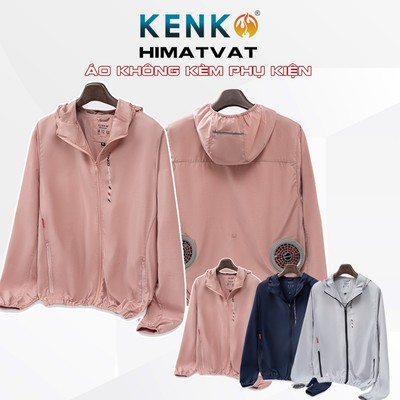 [ÁO KHÔNG KÈM PIN+QUẠT]Áo Điều Hòa Chống Nắng KENKO HIMAVAT, Vải Gió Siêu Nhẹ Mềm Mát, Thiết Kế Thời Trang, Chống Tia UV