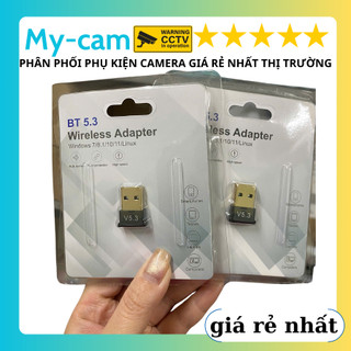 USB Bluetooth (v5.3) 5.0 bổ sung bluetooth cho máy tính để bàn, cho laptop bị hỏng bluetooth -DC3853