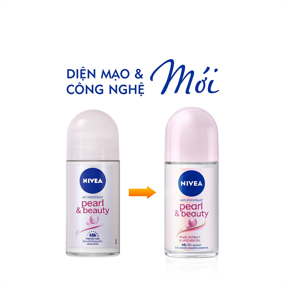 Lăn Khử Mùi NIVEA Ngọc Trai Quyến Rũ (chai 25ml)