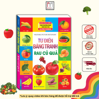 Sách - Từ điển bằng tranh _ Rau củ quả
