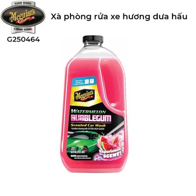 Meguiar's  Xà phòng rửa xe hương kẹo cao su vị dưa hấu, Watermelon Bubblegum Car Wash, 64oz, G250464