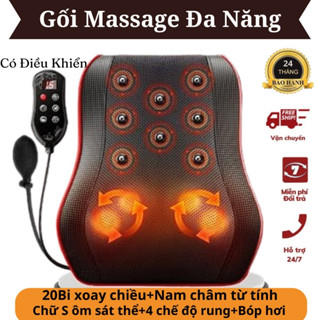 Gối massage vai gáy toàn thân đa năng cao cấp, Máy massage vai gáy thế hệ mới nhất BENBO