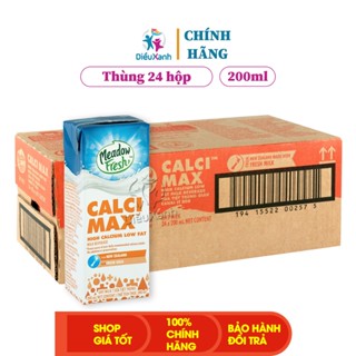 Thùng Sữa Meadow Fresh Canxi 200ml - Sữa Tươi Tiệt Trùng Ít Béo - Sữa Tăng Chiều Cao - Nhập Khẩu Úc