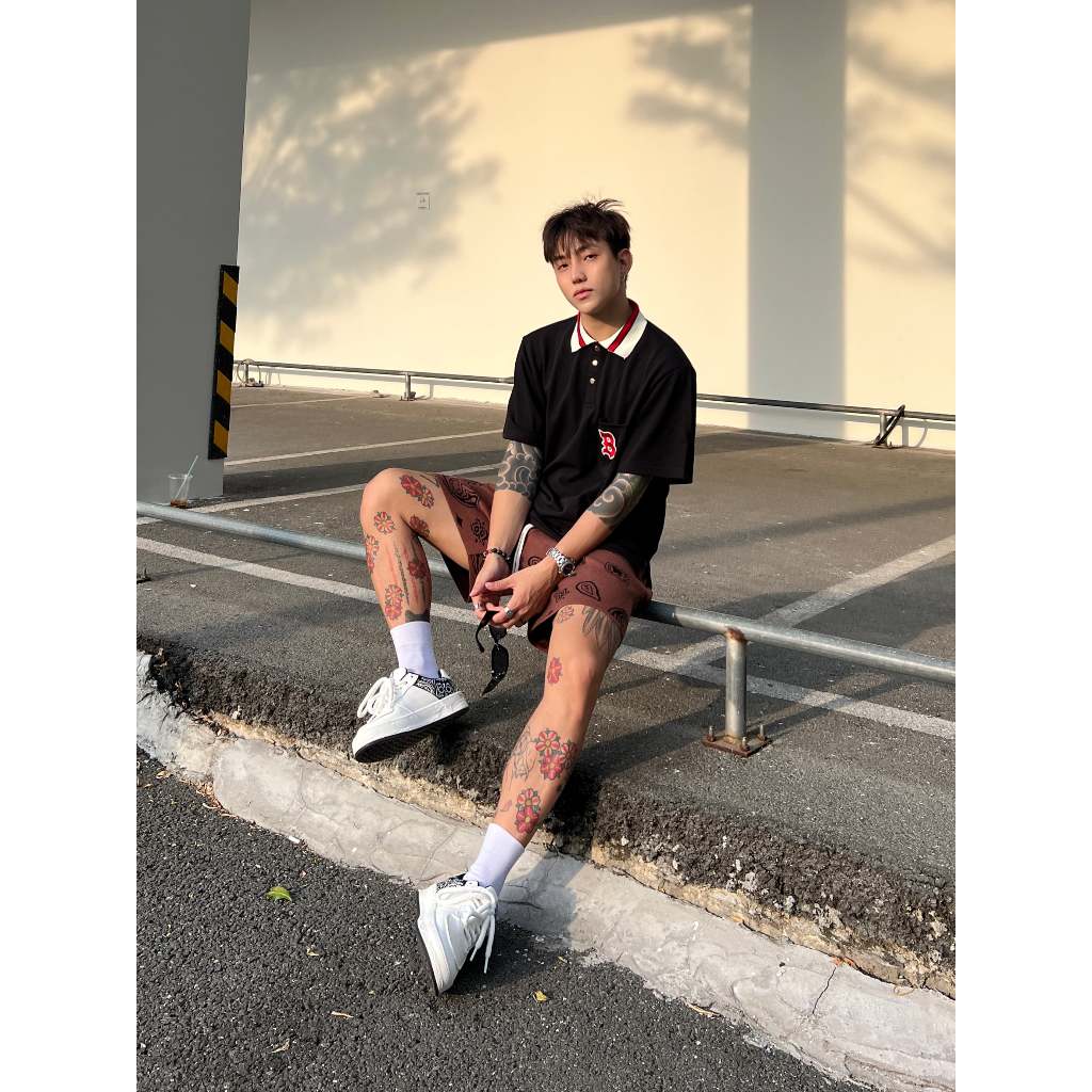 Áo Polo Nam Nữ The Bad God Noble Form Rộng Local Brand Unisex | BigBuy360 - bigbuy360.vn