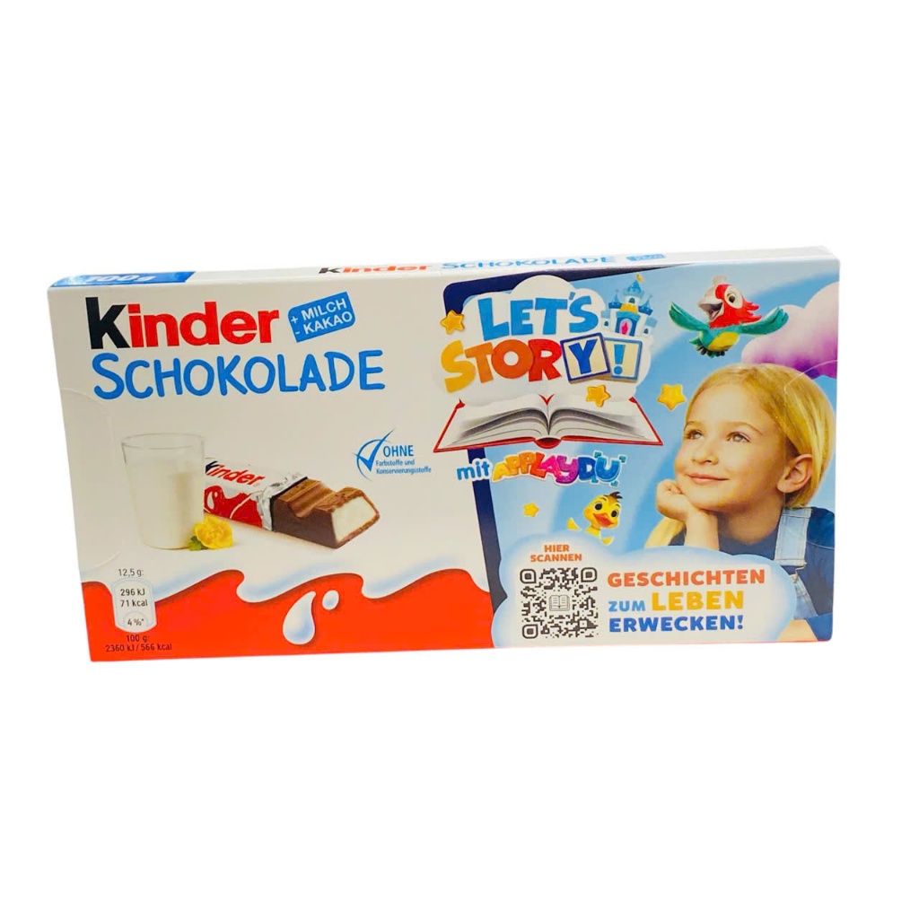 [Mẫu Mới] Socola thanh sữa Kinder Schokolade 100g