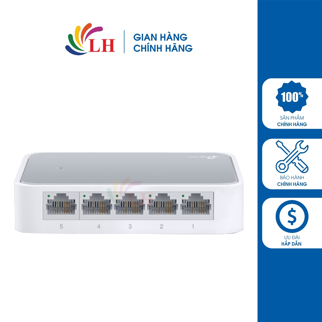 Switch TP-Link 5-Port 10/100Mbps Desktop Switch TL-SF1005D - Hàng chính hãng
