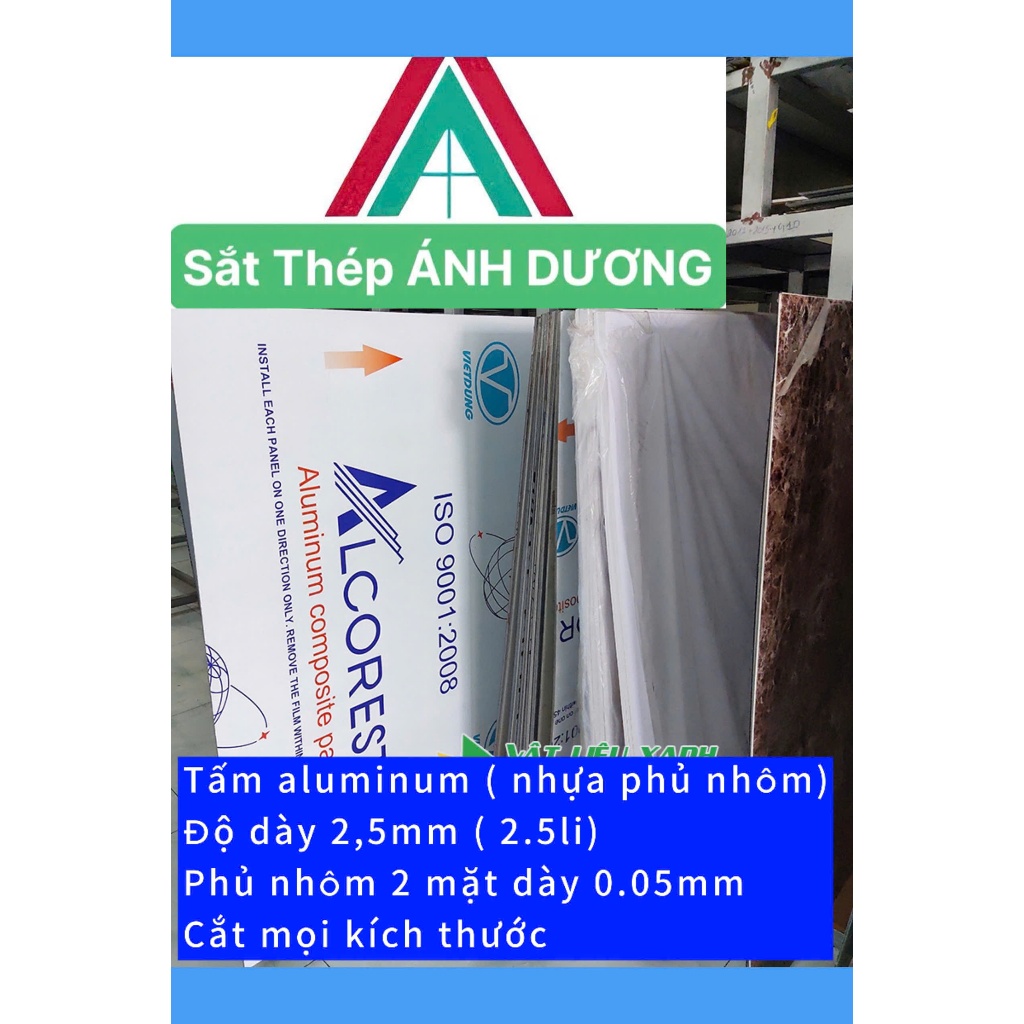 (Combo khổ lớn) Tấm Alu  lớn màu trắng, vân gỗ  60x120, 30x120,40x120