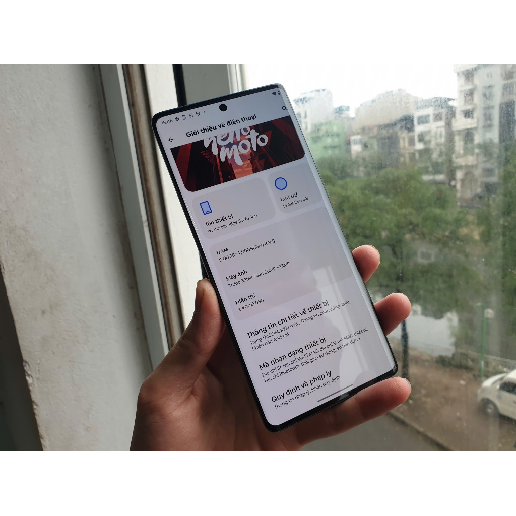 Điện thoại Motorola Edge 50 Fusion 5G  256GB-512GB Zin đẹp tuyển -Màn không ám , Tặng Sạc Nhanh | BigBuy360 - bigbuy360.vn