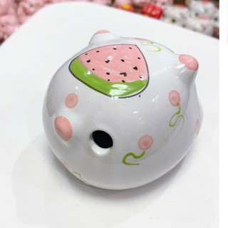 [ Lỗ Tròn] Heo đất bát tràng size bé mini tiết kiệm vàng - trang trí - decor bàn làm việc, tủ sách