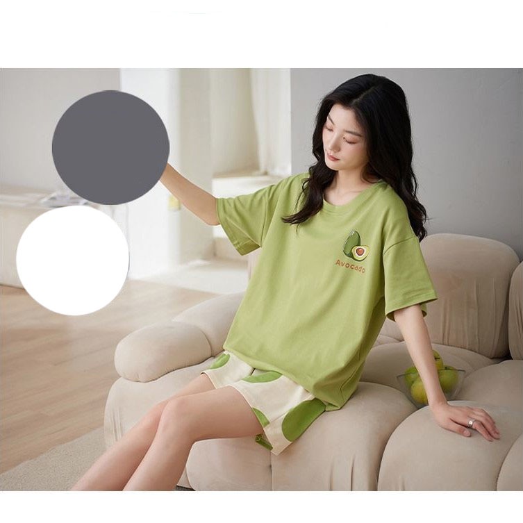 Đồ bộ nữ mặc nhà ( Đùi - Quả Bơ ) thời trang mới nhất - Chất liệu Thun Cotton | BigBuy360 - bigbuy360.vn