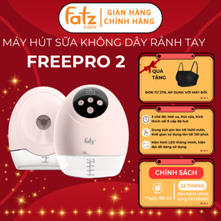 Máy hút sữa rảnh tay không dây FATZ BABY Freepro 2 FB1277VN, nhỏ gọn, hút mạnh, kiệt, không đau ti
