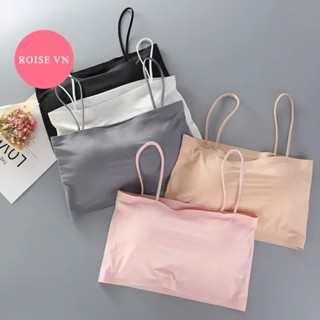 Áo Bra Nữ đúc su trơn quây 2 dây Không Gọng Nâng Ngực tôn vòng một gợi cảm mẫu T111