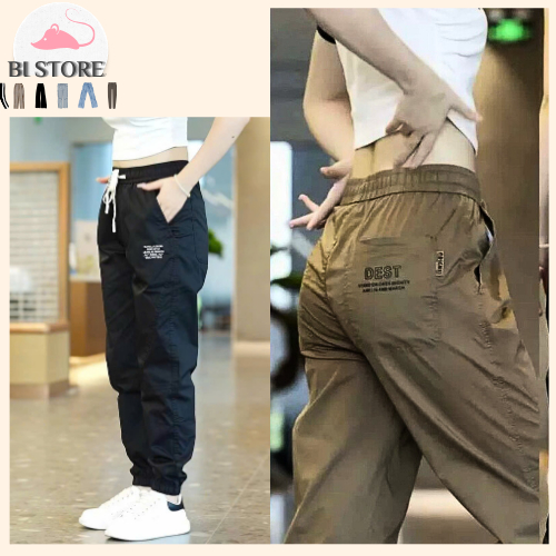 (Combo 2) Quần Jogger kaki nam-nữ kiểu dáng thể thao, trẻ trung, năng động, phù hợp với nhiều hoạt đ