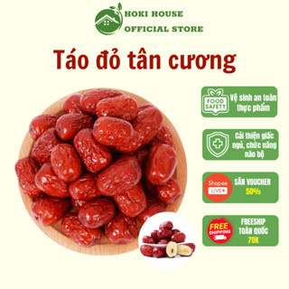 Táo Đỏ Sấy Khô , 1kg Táo Đỏ Tân Cương Chính Gốc Quả To Size Đại Chắc Thịt, Dẻo Thơm HOKI HOUSE