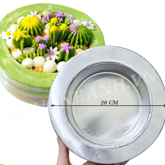 Khuôn nhôm tạo hình hồ cá khuôn hồ size 20cm