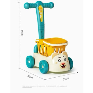 BỘ ĐỒ CHƠI XE ĐẨY SIÊU THỊ KÈM CẮT TRÁI CÂY 35 CHI TIẾT