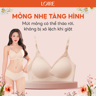 Áo Lót Không Gọng Đệm Mỏng Ôm Gom Tốt Chất Su Đúc Tàng Hình Loirechic BRDE193