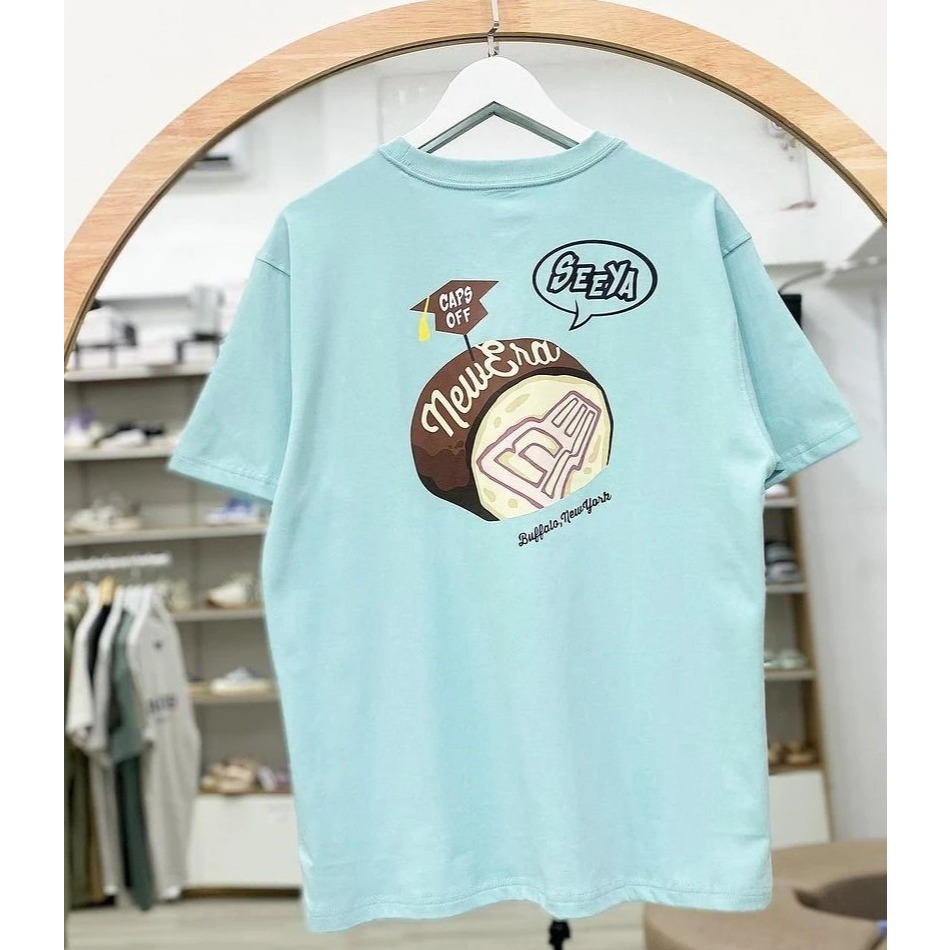 [CHÍNH HÃNG] - ÁO THUN NEW ERA - NY CAPS OFF - BLUE - CODE: 13718806