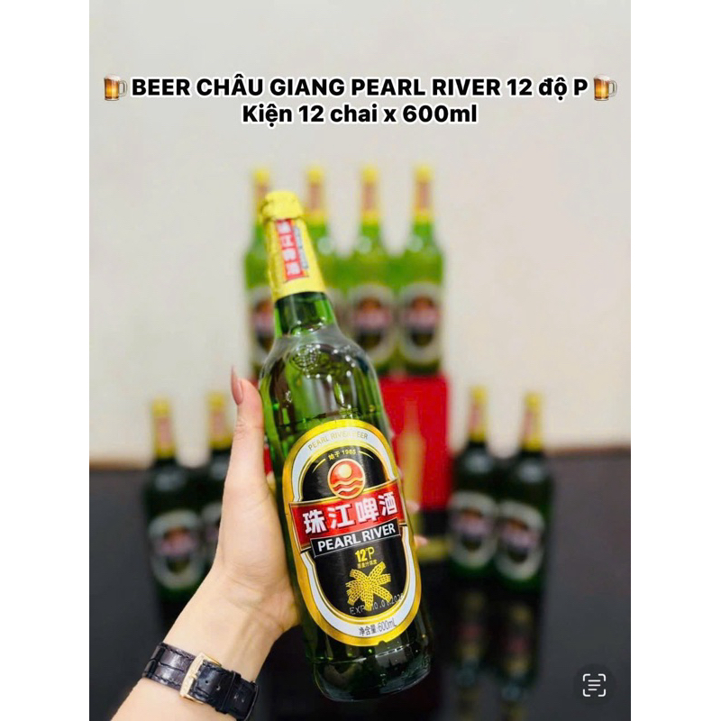 Bia sông Ngọc chai pearl river dòng bia mới chai 600 ml