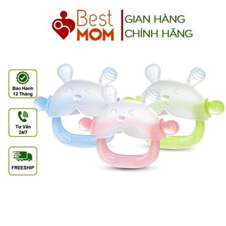  Gặm Nướu Cầm Tay Silicon Nhà Gấu Giúp Giảm Ngứa Nướu An Toàn Cho Bé - Mẫu Mới Nhất 