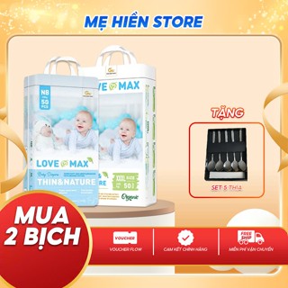 [Combo 2 Bịch] Tã Bỉm Love Max, Bỉm Dán/Quần Siêu Tiết Kiệm Cho Bé Đủ Size