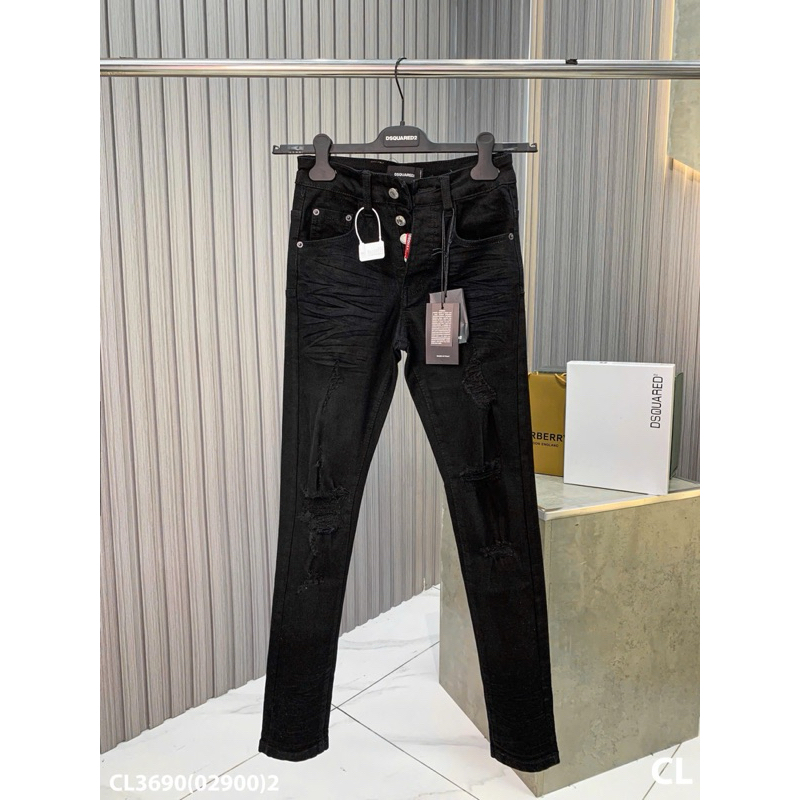 quần jeans dsq like auth rách gối